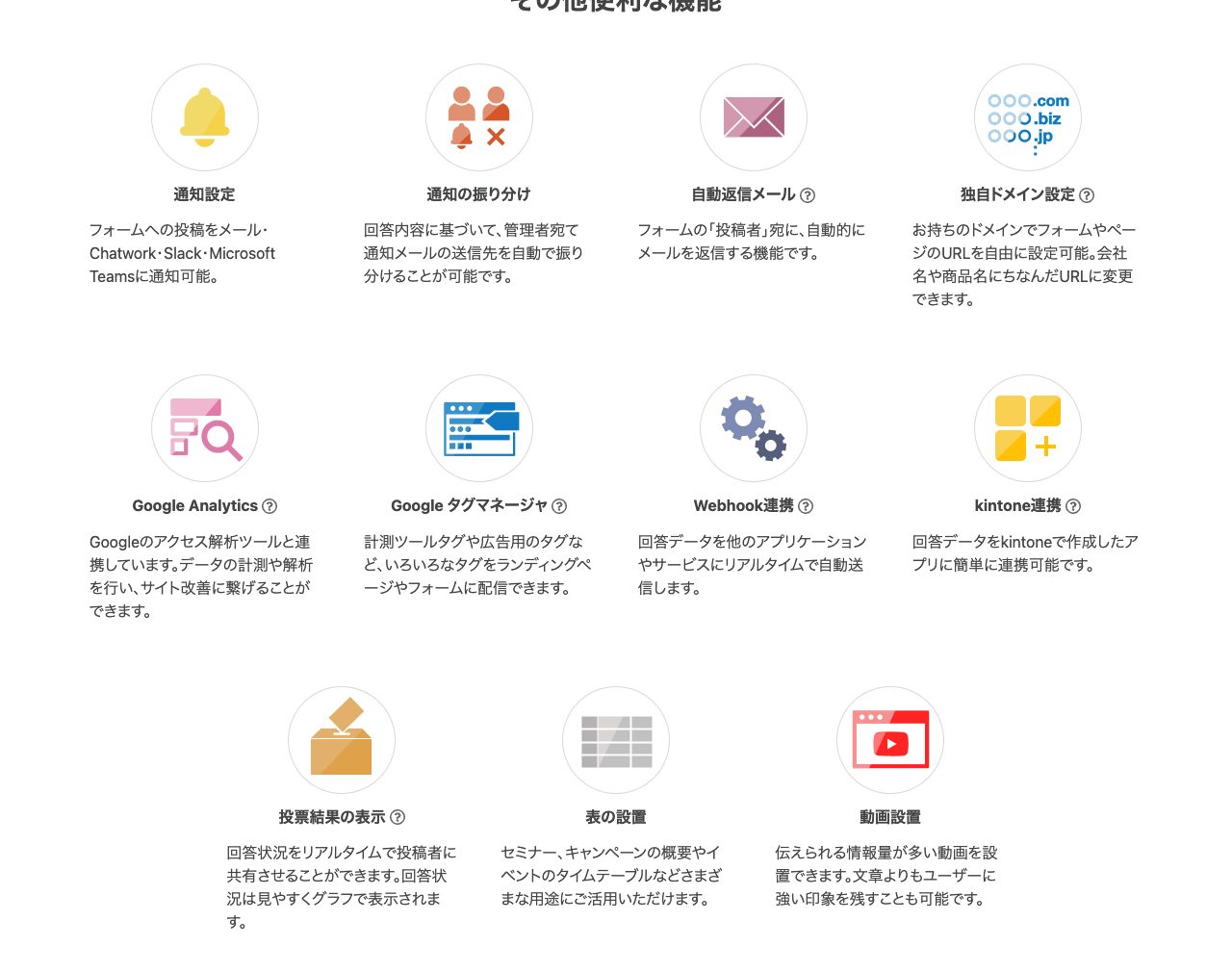 フォームメーラーの外部連携サービス一覧（Slack・Chatwork・kintoneなど）