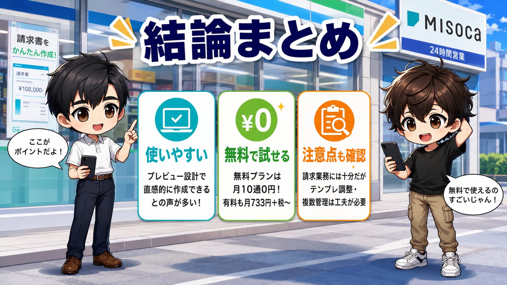 まとめ:Misoca(ミソカ)の口コミ・評判