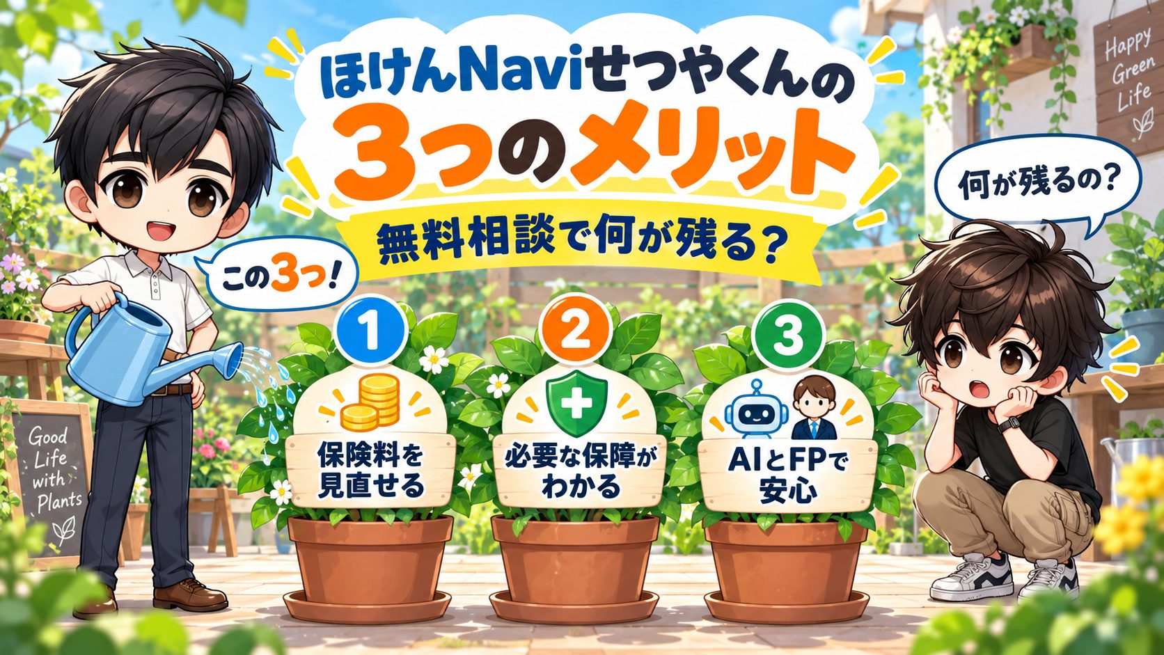 ほけんNaviせつやくんを使う3つのメリット