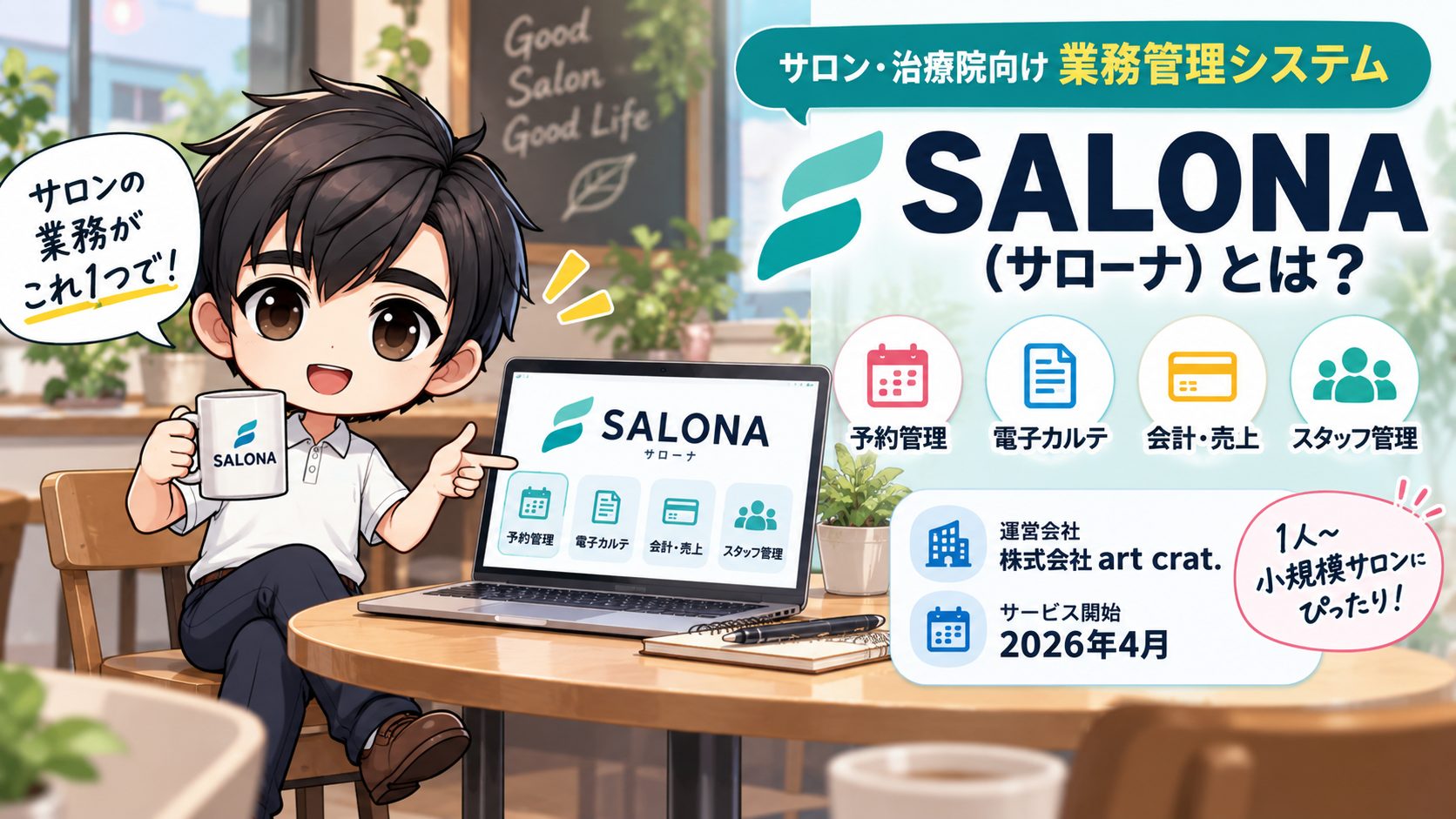 SALONA(サローナ)とは?運営会社と基本スペック