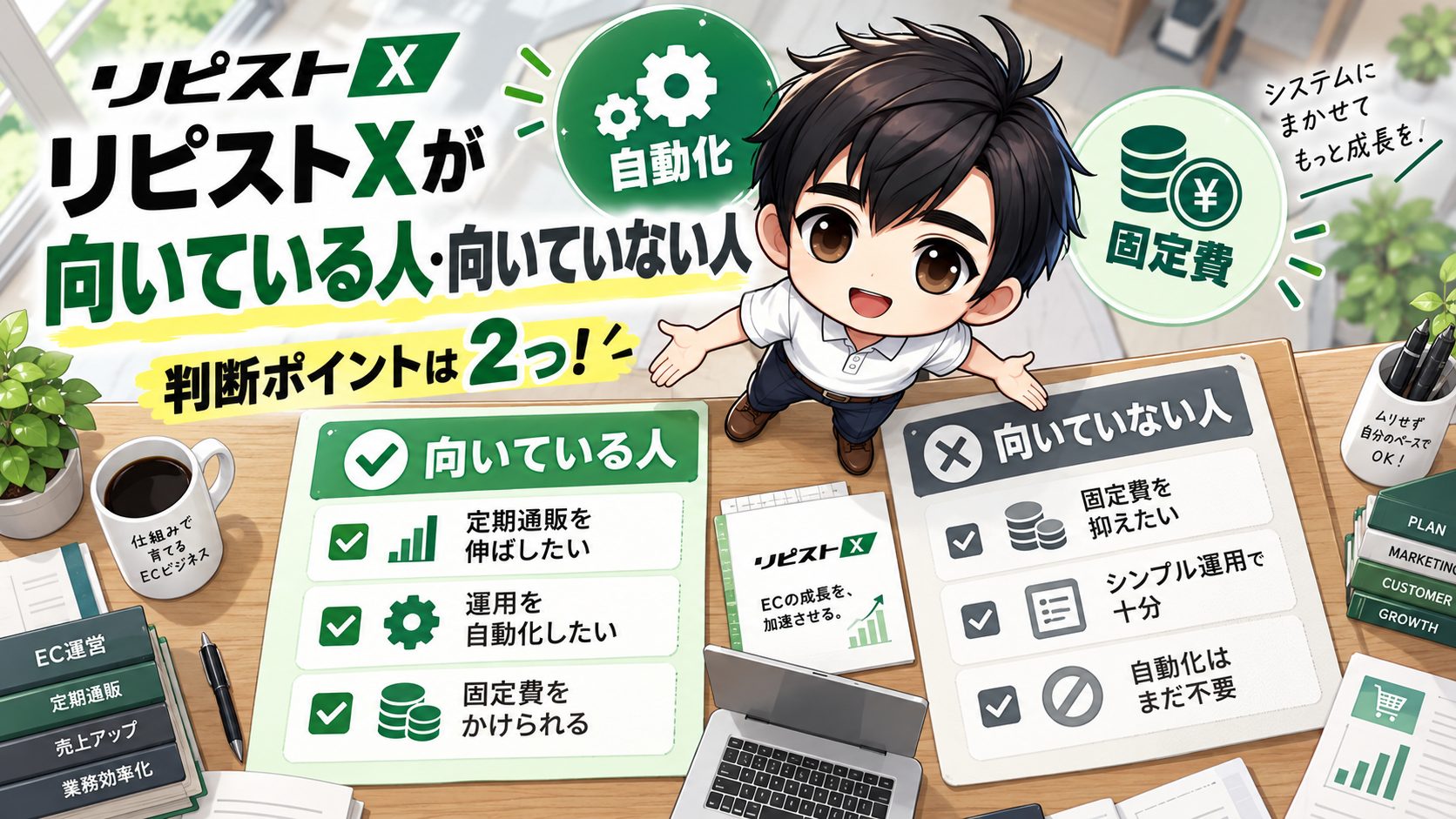 リピストXが向いている人・向いていない人